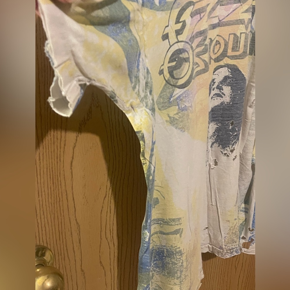 Vintage 1991 Ozzy Osbourne "Diary of a Madman" all-over print t-shirt - Picture 7 of 11